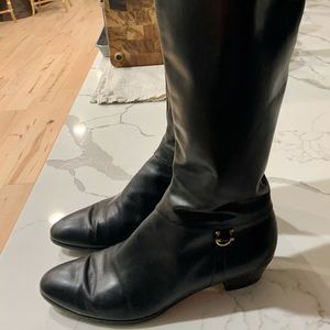 Vintage Salvatore Ferragamo knee boots